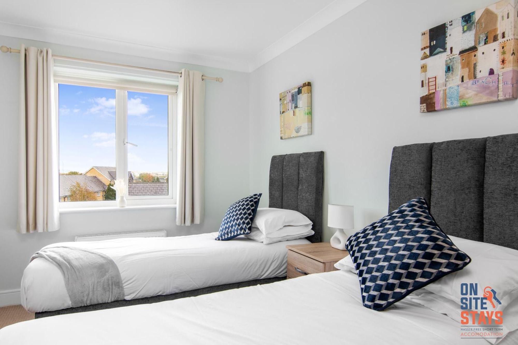 Onsitestays - Cosy 2-Bedroom Apartment With Free Parking, Wi-Fi & London Links Northfleet Екстериор снимка